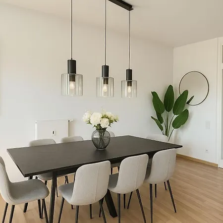 Homely! Bright 3-room Design Wiesbaden! * 威斯巴登